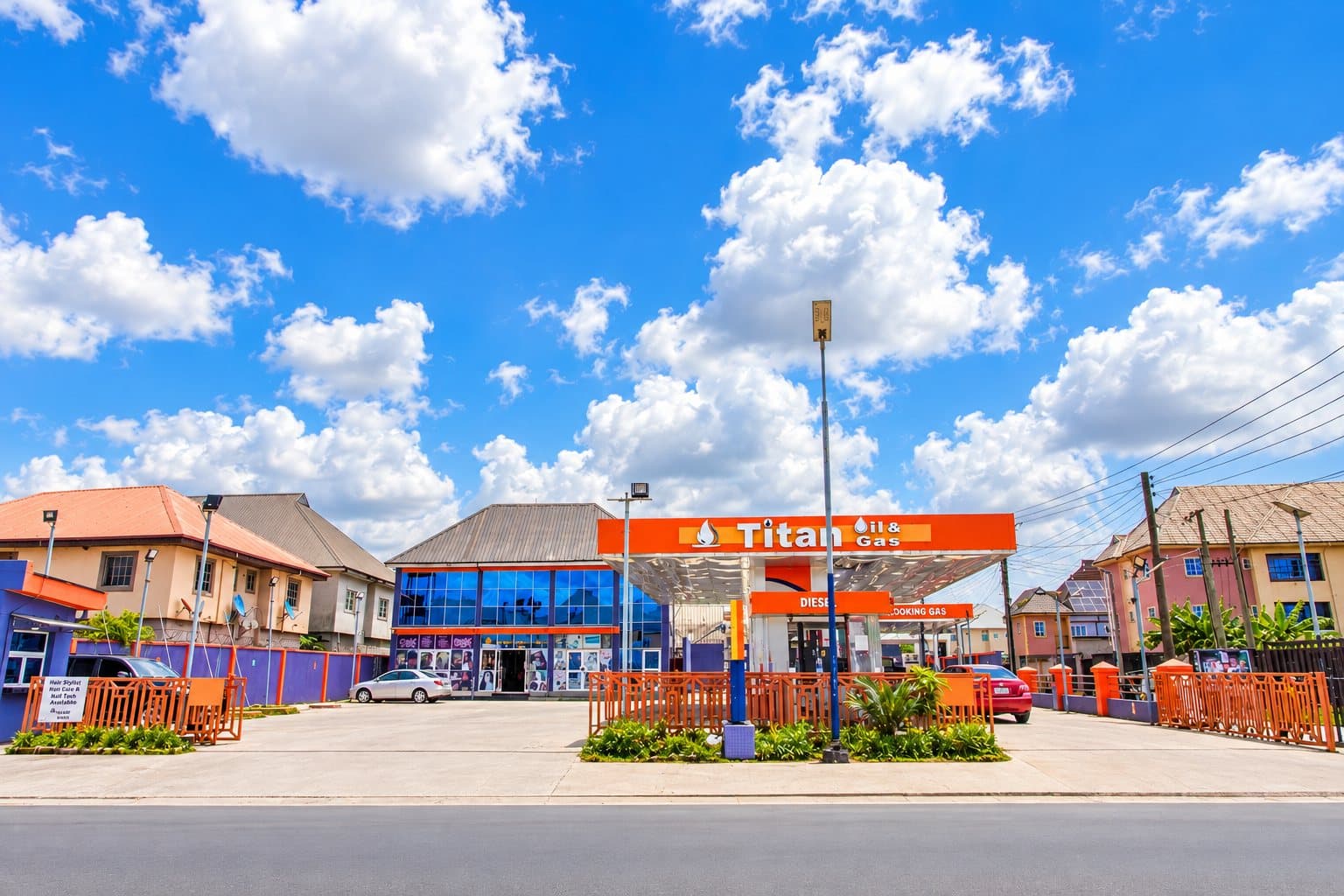 Titan Oil & Gas Ada George station frontage